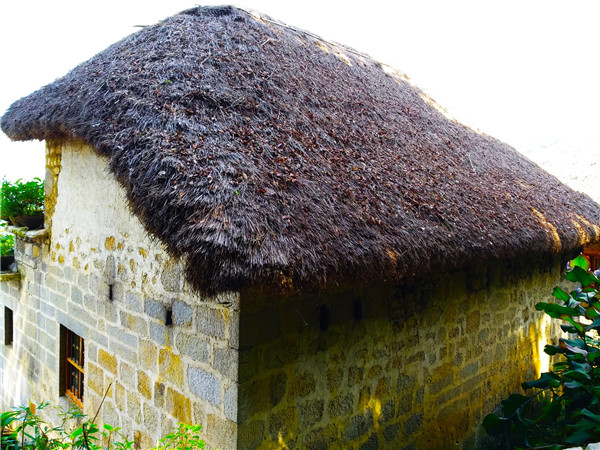 阿者科村极富特色的哈尼族传统民居蘑菇房。记者江枫 摄 阿者科村极富特色的哈尼族传统民居蘑菇房。记者江枫 摄